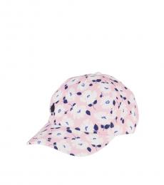 Kate Spade Light Pink Floral Baseball Cap