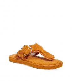 Butterscotch Hollie Cozy T-Strap Slippers