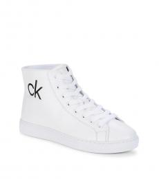 Calvin Klein White Gigi High-Top Sneakers