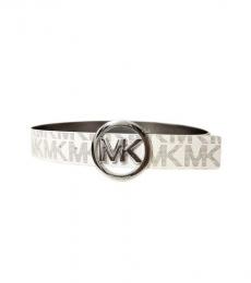 Michael Kors Vanilla Signature Reversible Belt