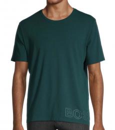 Hugo Boss Dark Green Identity Logo T-Shirt
