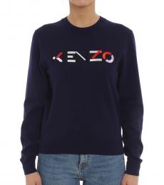 Kenzo Navy Blue Roundneck Sweatshirt