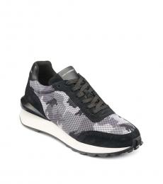 Karl Lagerfeld Black Camo Trim Sneakers