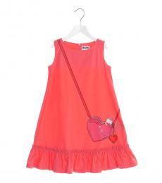 Moschino Little Girls Strawberry Bag Print Dress
