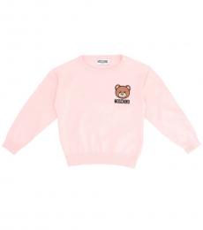 Moschino Baby Boys Pink Teddy Sweater