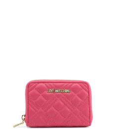 Love Moschino Light Pink Quilted Wallet
