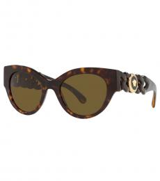 Dark Brown Classic Cat Eye Sunglasses