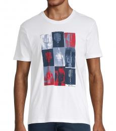 Ben Sherman White Warhol Mics T-Shirt