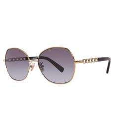 Coach Golden Gradient Logo Sunglasses