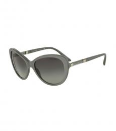 Giorgio Armani Grey Pearl Grey Gradient Sunglasses