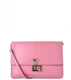 Dolce & Gabbana Pink Miss Linda Large Shoulder Bag