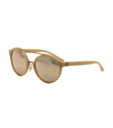 Tory Burch Blush Rose Gold Mirror Sunglasses