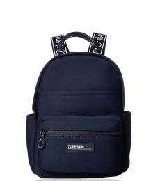 Calvin Klein Blue Vanessa Neoprene Small Backpack