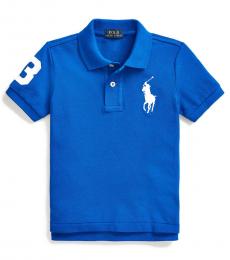 Ralph Lauren Little Boys Pacific Royal Big Pony Polo