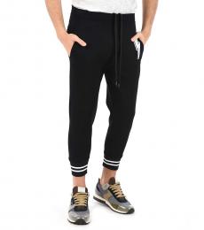 Neil Barrett Black Skinny Fit Thunderbolt Joggers