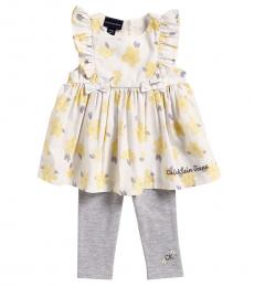 Calvin Klein 2 Piece Tunic/Leggings Set (Baby Girls)