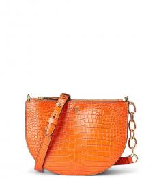 Ralph Lauren Sailing Orange Sutton 22 Small Crossbody
