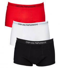 Emporio Armani Multicolor 3-Pack Trunk Boxer Briefs
