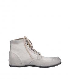 Dolce & Gabbana Beige Vintage Leather Boots