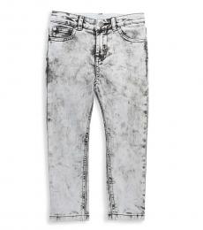 Stella McCartney Little Boys Grey Tie-Dyed Jeans