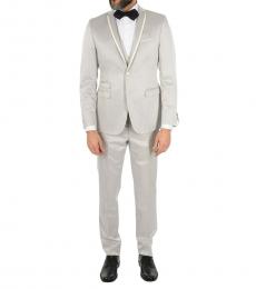 Corneliani Light Grey   3 Piece Waistcoat Suit