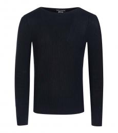 Black Slim Fit Sweater