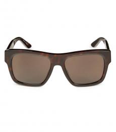 Brown Classic Square Sunglasses