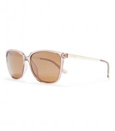 Cole Haan Beige Square Sunglasses