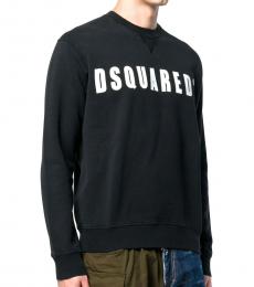 Dsquared2 Black Logo Print Sweater