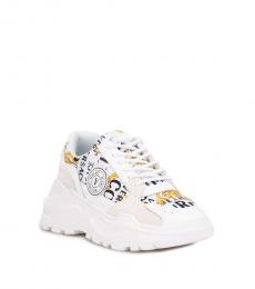 Versace Jeans Couture White Logo Sneakers