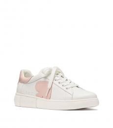 Kate Spade Light Pink Lace Up Sneakers