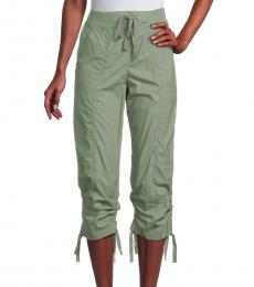 DKNY Light Green Cropped Pants