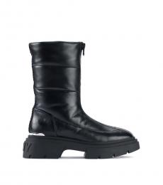 DKNY Black Zip Up Winter Boots