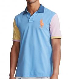 Ralph Lauren Blue Classic Fit Crest Logo Polo