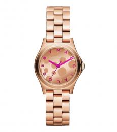 Marc Jacobs Rose Gold Henry Watch