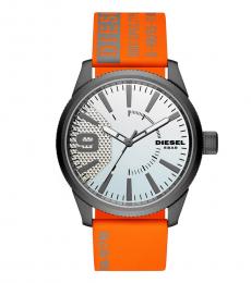 Diesel Orange Rasp Logo Watch