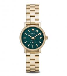 Marc Jacobs Golden Green Dial Watch