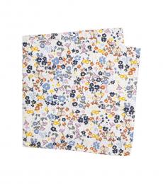Multicolor Cora Floral Print Pocket Square