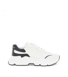 Dolce & Gabbana Black White Daymaster leather Sneakers