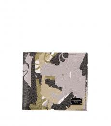 Dolce & Gabbana Camouflage Printed Wallet