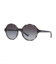 Armani Exchange Blue Tortoise Gradient Sunglasses