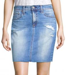 AG Adriano Goldschmied 16 Years Devulge Denim Skirt
