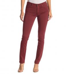 AG Adriano Goldschmied Tannic Red Prima Skinny Jeans