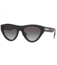 Burberry Black Gradient Geometric Sunglasses