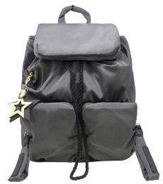 See by Chloe Dark Grey Star Charm Large Backpack