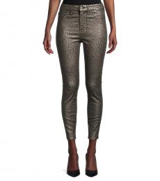 Micro Leopard High-Rise Ankle Skinny Jeans