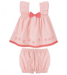 Calvin Klein 2 Piece Tank Top/Shorts Set (Baby Girls)