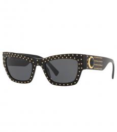Black Gold Studded Sunglasses