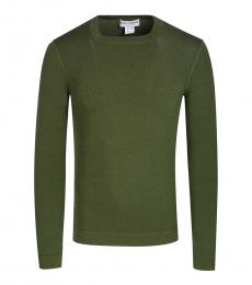 Olive Slim Fit Sweater