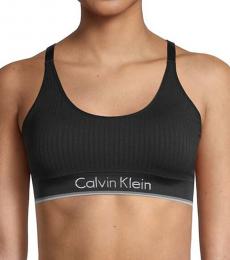Calvin Klein Black Logo Sports Bralette